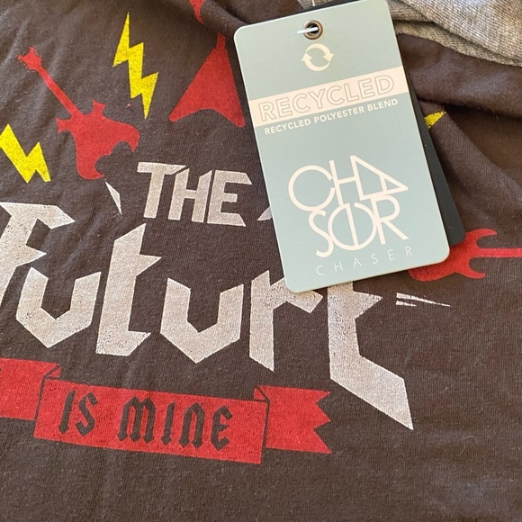 Chaser Boy’s The Future is Mine Raglan T Shirt Graphic Tee Size 6 NWT - Picture 4 of 5